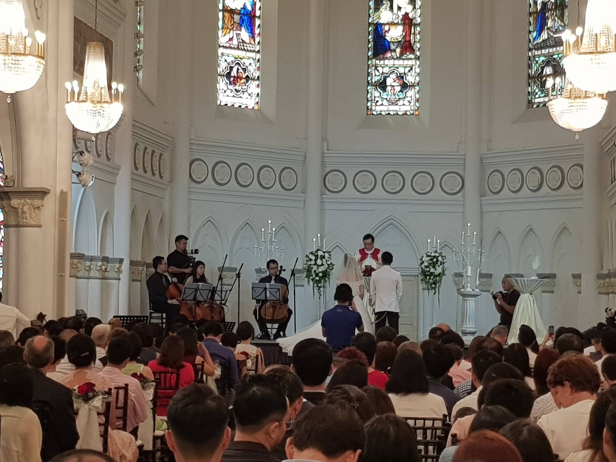 GraceNotes performing at Wedding of Youjia and Desmond