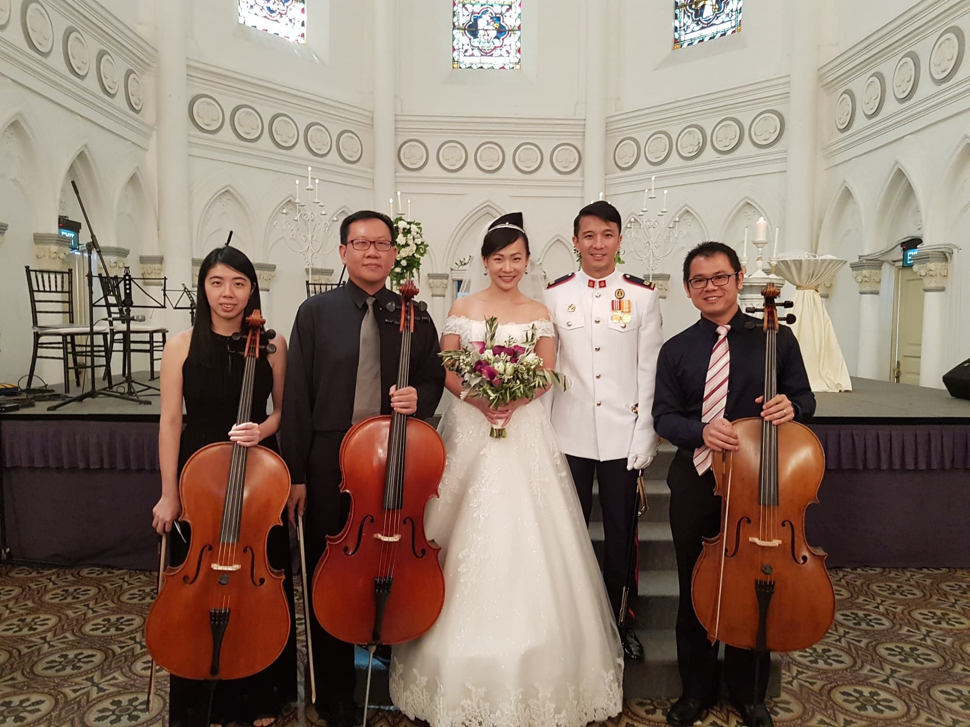 GraceNotes performing at Wedding of Youjia and Desmond