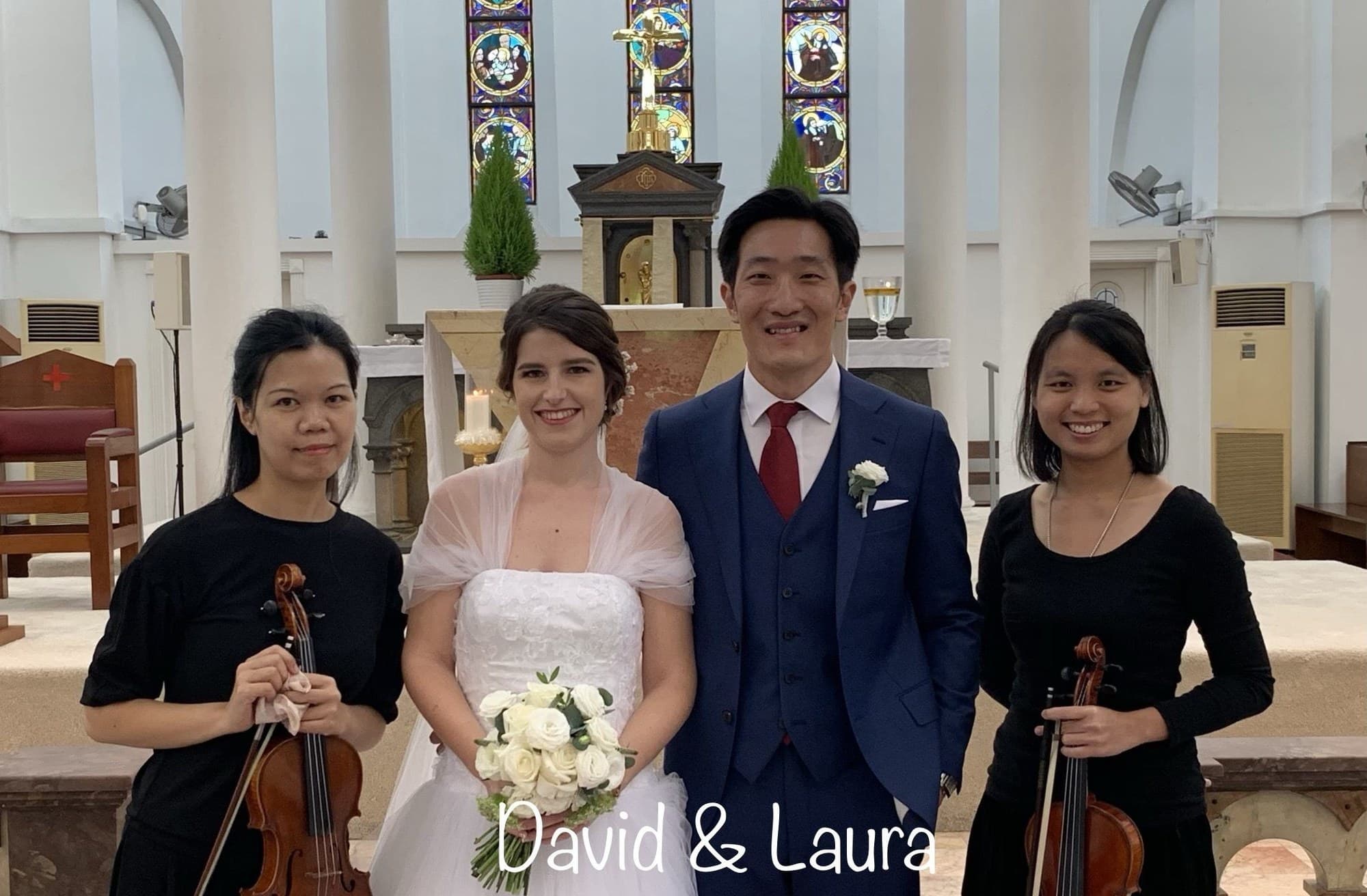 GraceNotes performing at Wedding of David and Laura