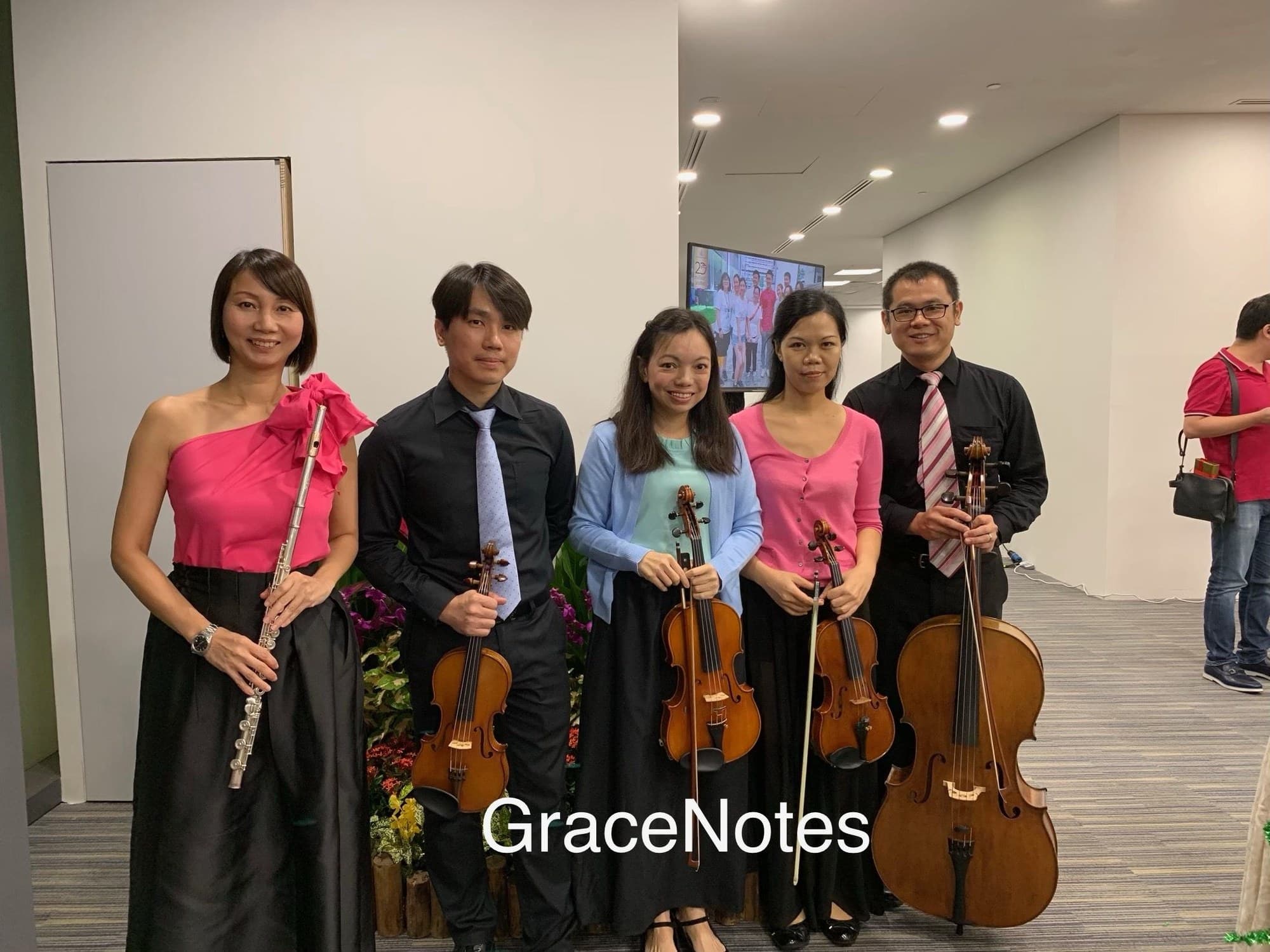 GraceNotes performing at Our Tampines Hub Appreciation Night