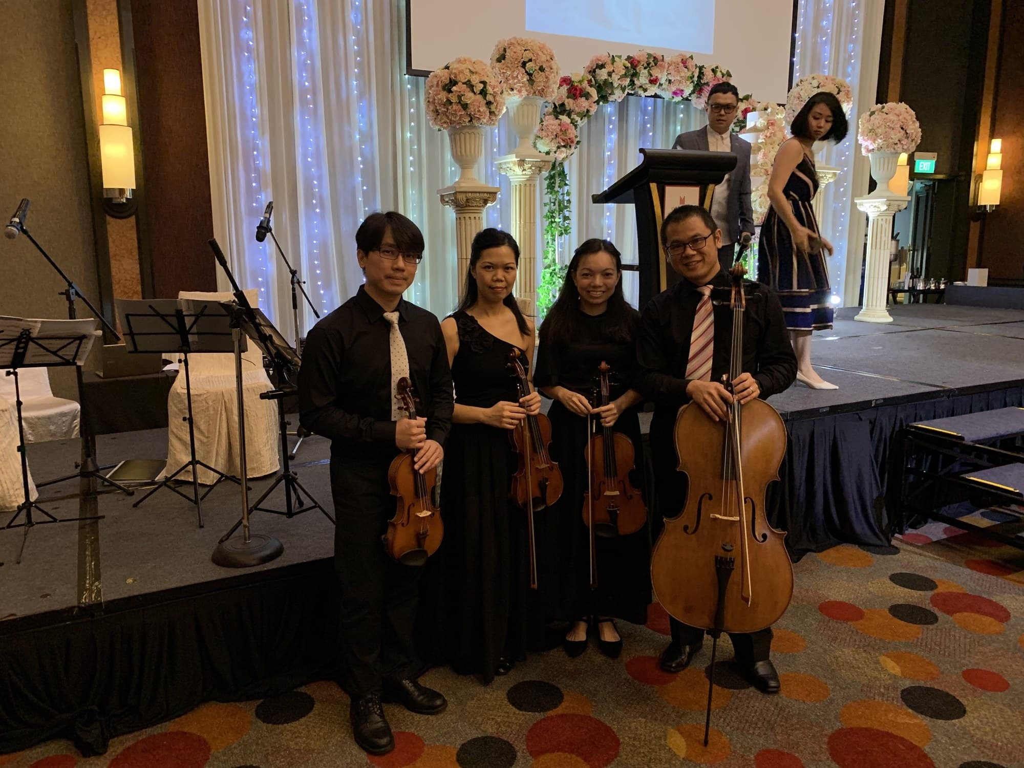 GraceNotes performing at Wedding of Edmund and Yao Mei