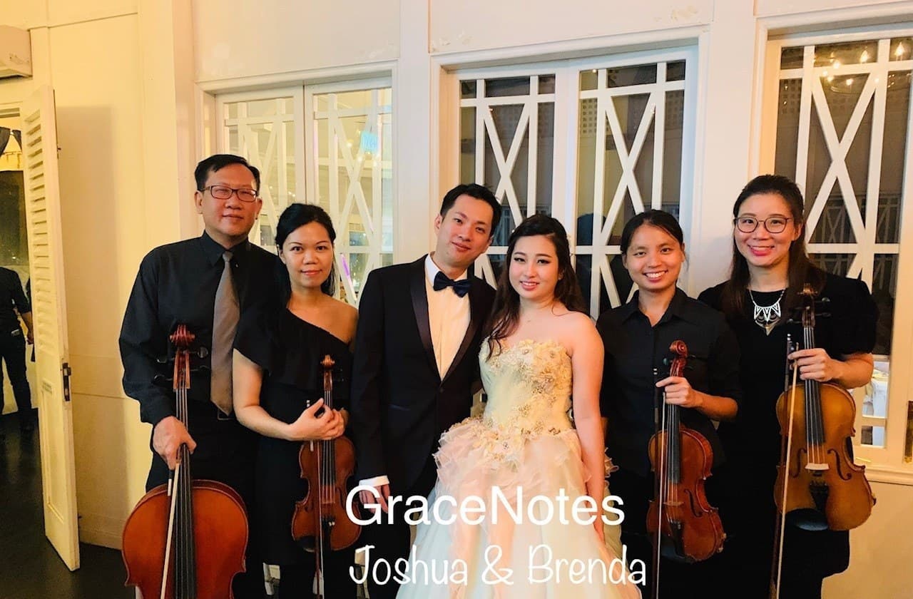 GraceNotes performing at Wedding of Brenda and Joshua