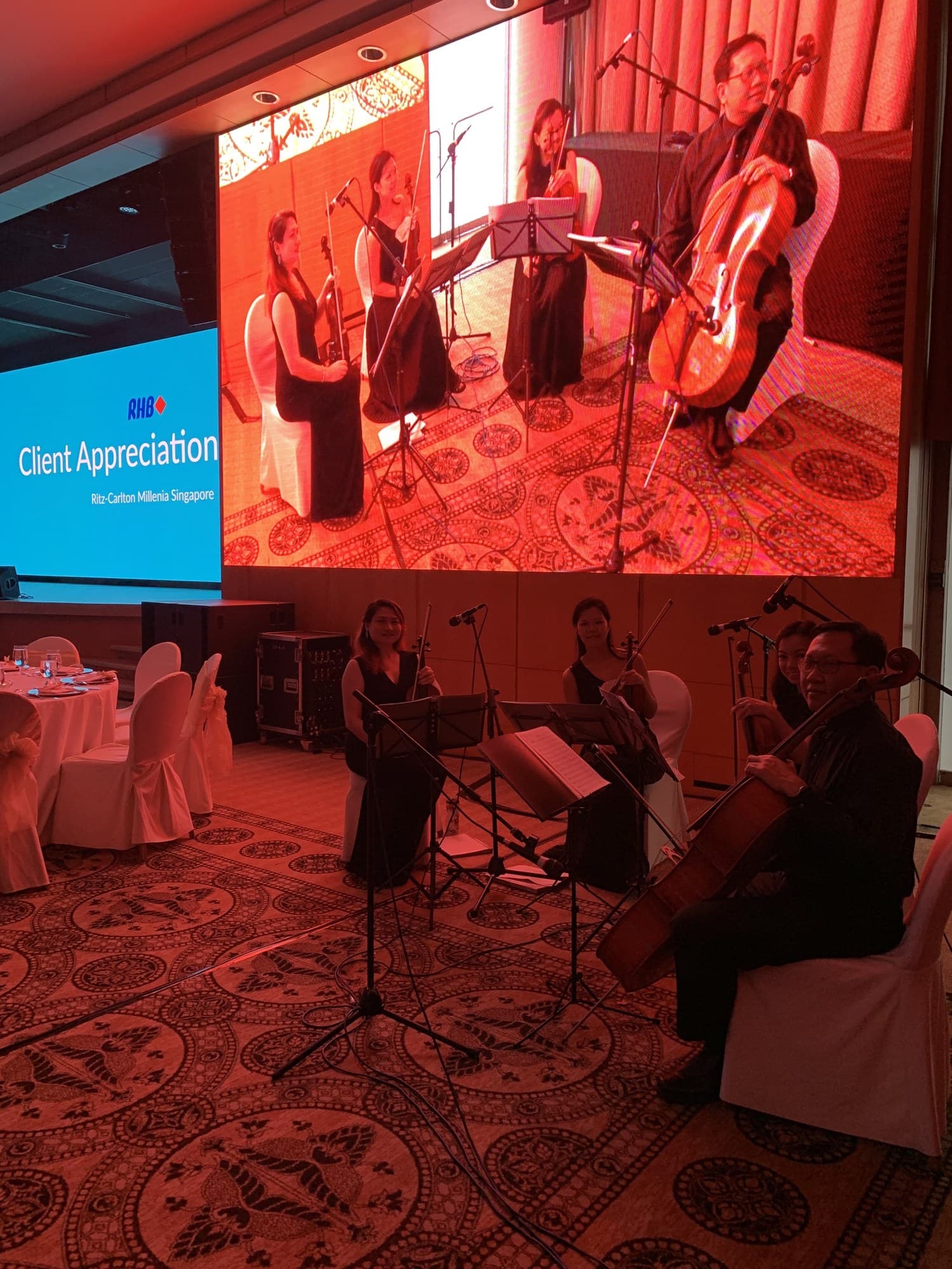 GraceNotes performing at RHB Client Appreciation Dinner