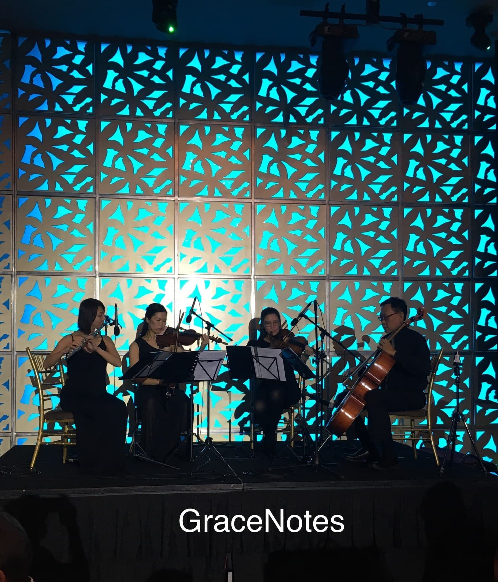 GraceNotes performing at Singapore Construction Society Annual Dinner