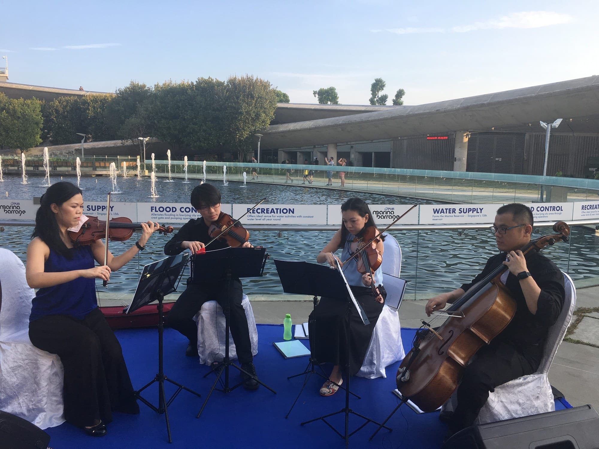 GraceNotes performing at Singapore International Water Week