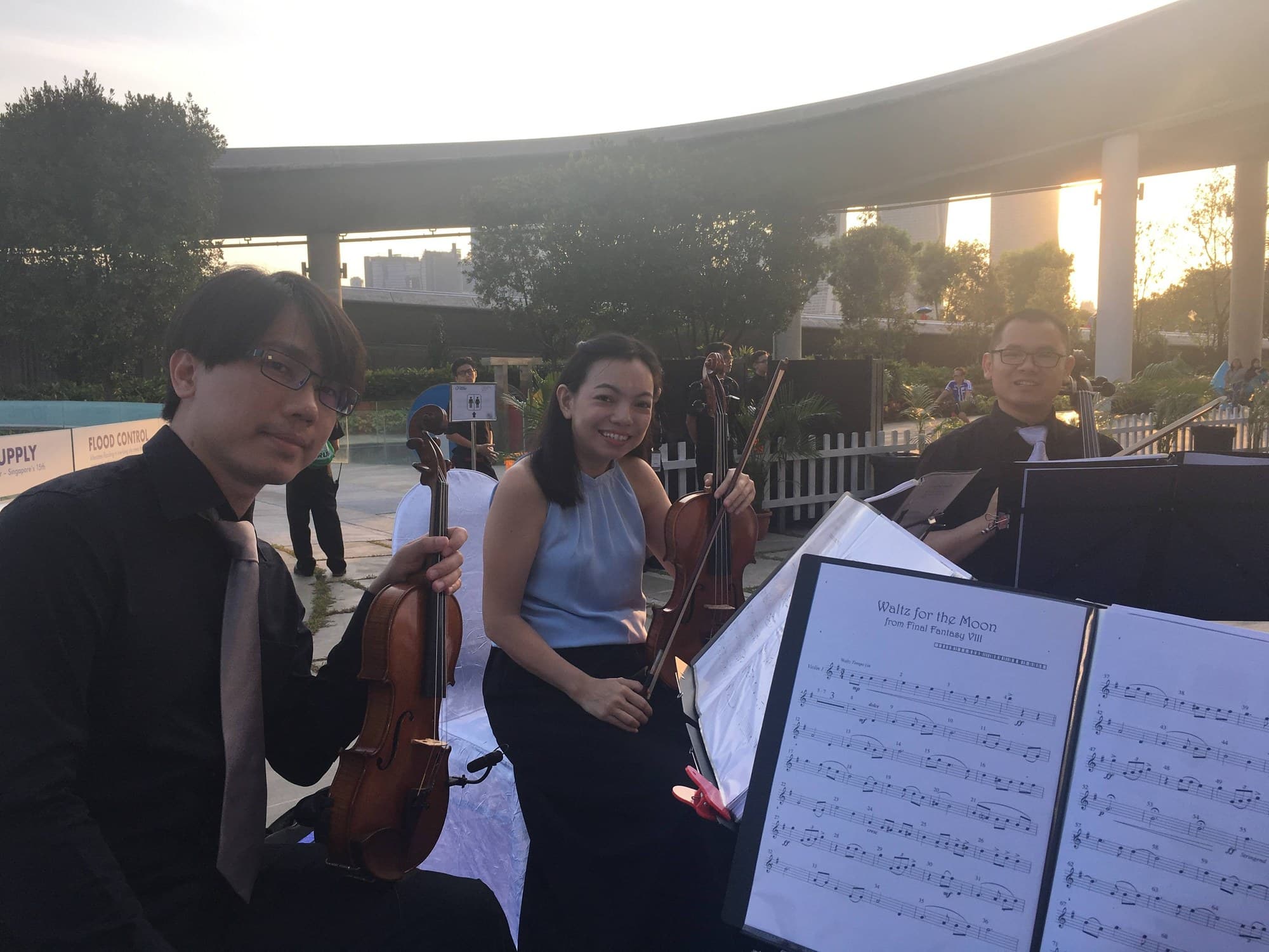 GraceNotes performing at Singapore International Water Week