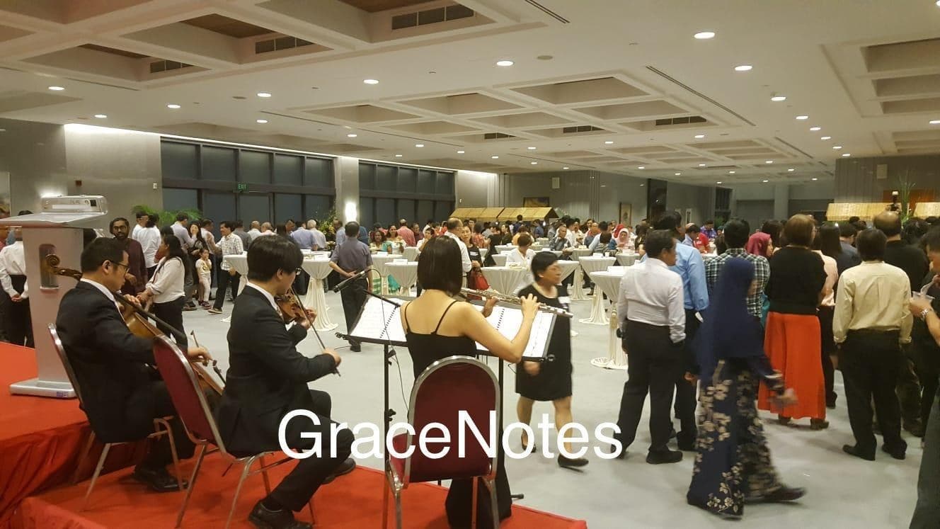 GraceNotes performing at Nee Soon East GROs Ceremony